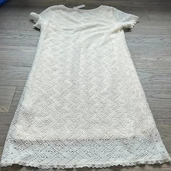 ✨🆕Charming Charlie🆕✨ | White/Ivory Lace  Dress With Sequin - Picture 8 of 8